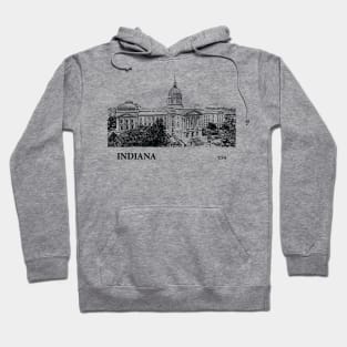 Indiana State USA Hoodie